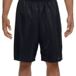 A4 N5296 Adult Tricot Mesh Short