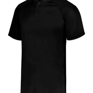 Augusta Sportswear 1566 Youth Attain Wicking Two-Button Baseball Jersey