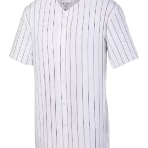 Augusta Sportswear 1686 Youth Pinstripe Full-Button Jersey