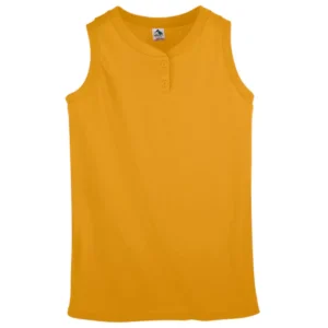 Augusta Sportswear 550 Ladies Sleeveless Two Button Softball Jersey