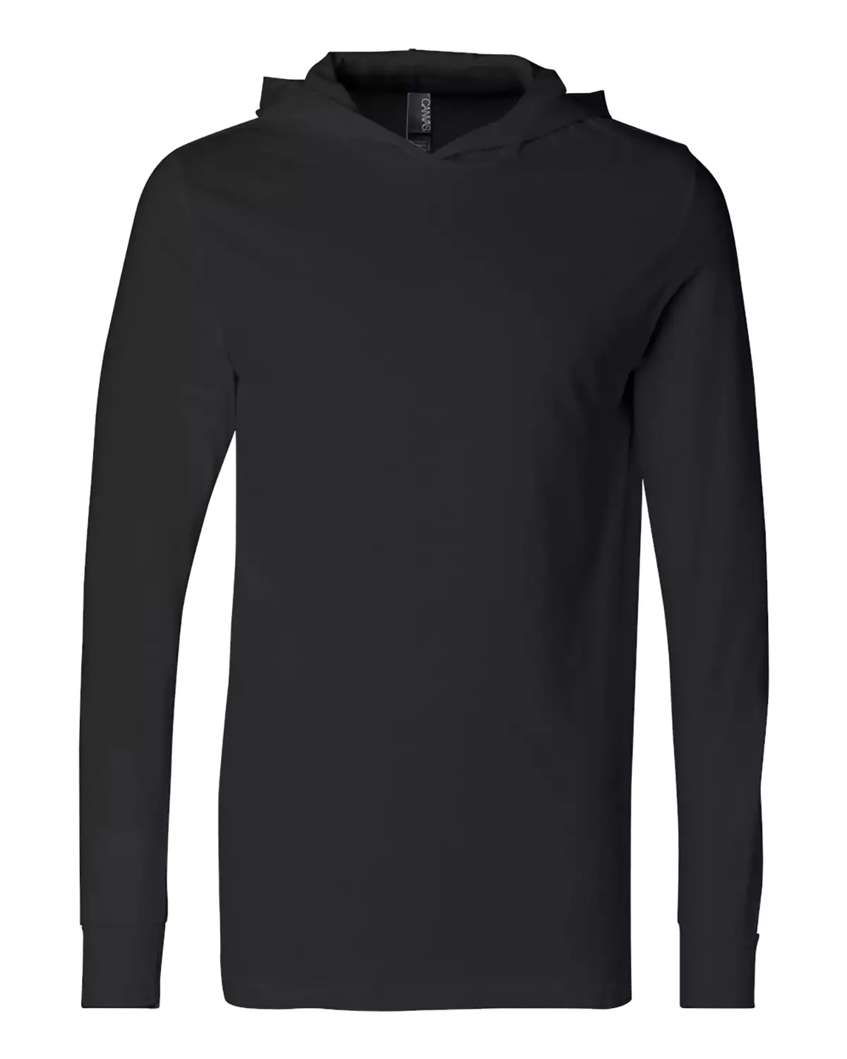 BELLA + CANVAS 3512 Jersey Hooded Long Sleeve Tee