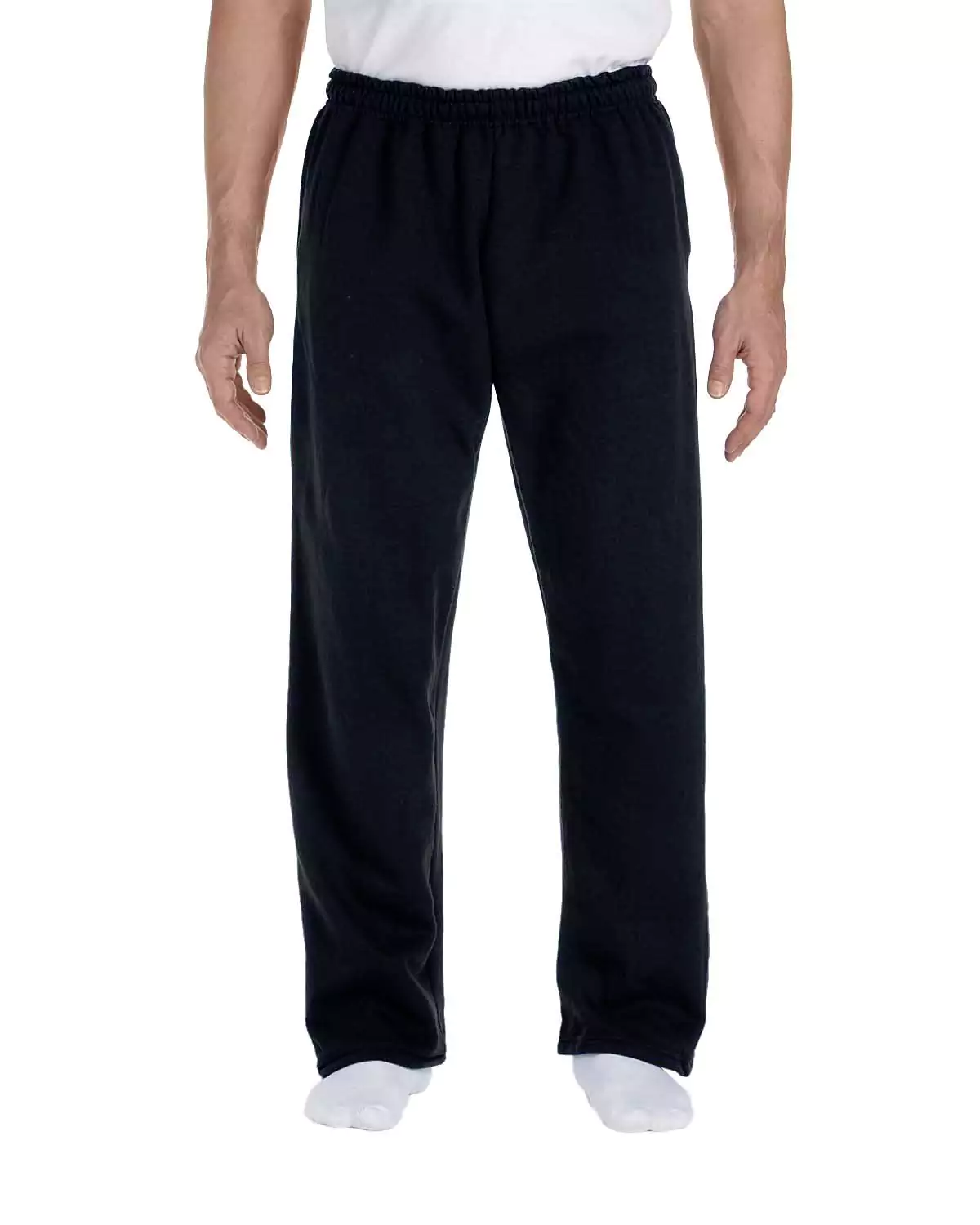 Gildan G123 Adult DryBlend Open-Bottom Sweatpants with Pockets