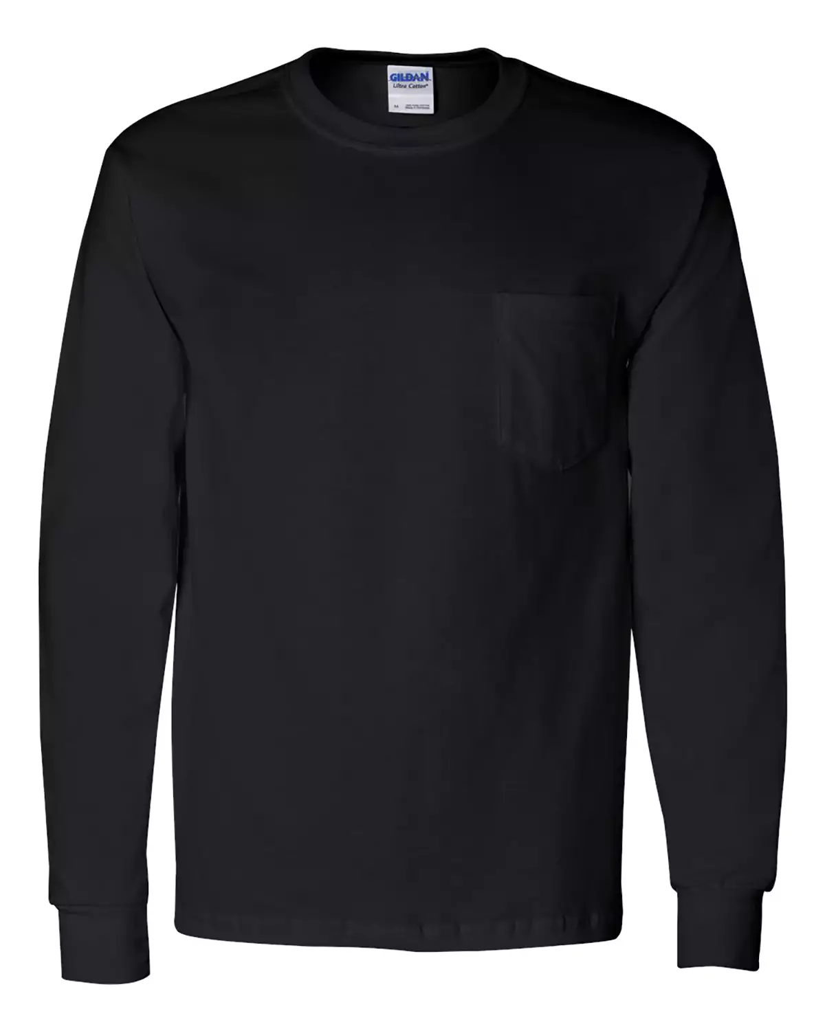 Gildan G2410 Adult Ultra Cotton Long-Sleeve Pocket T-Shirt