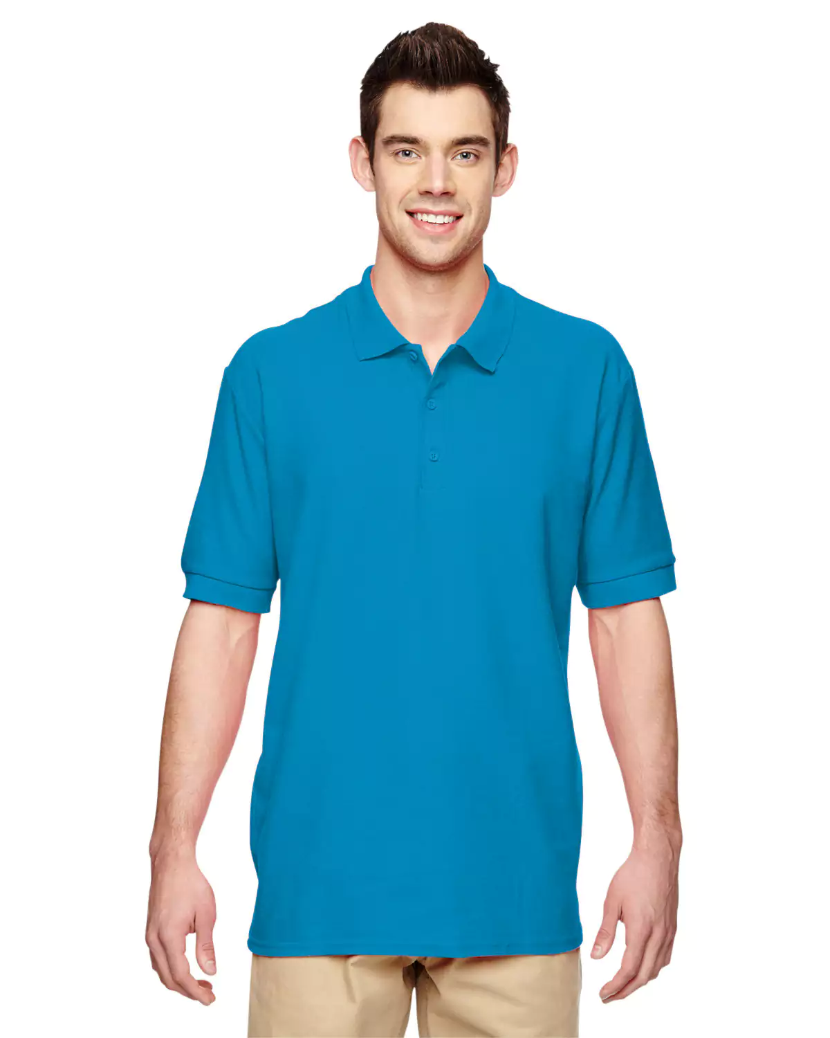Gildan G828 Adult Premium Cotton Double Pique Polo