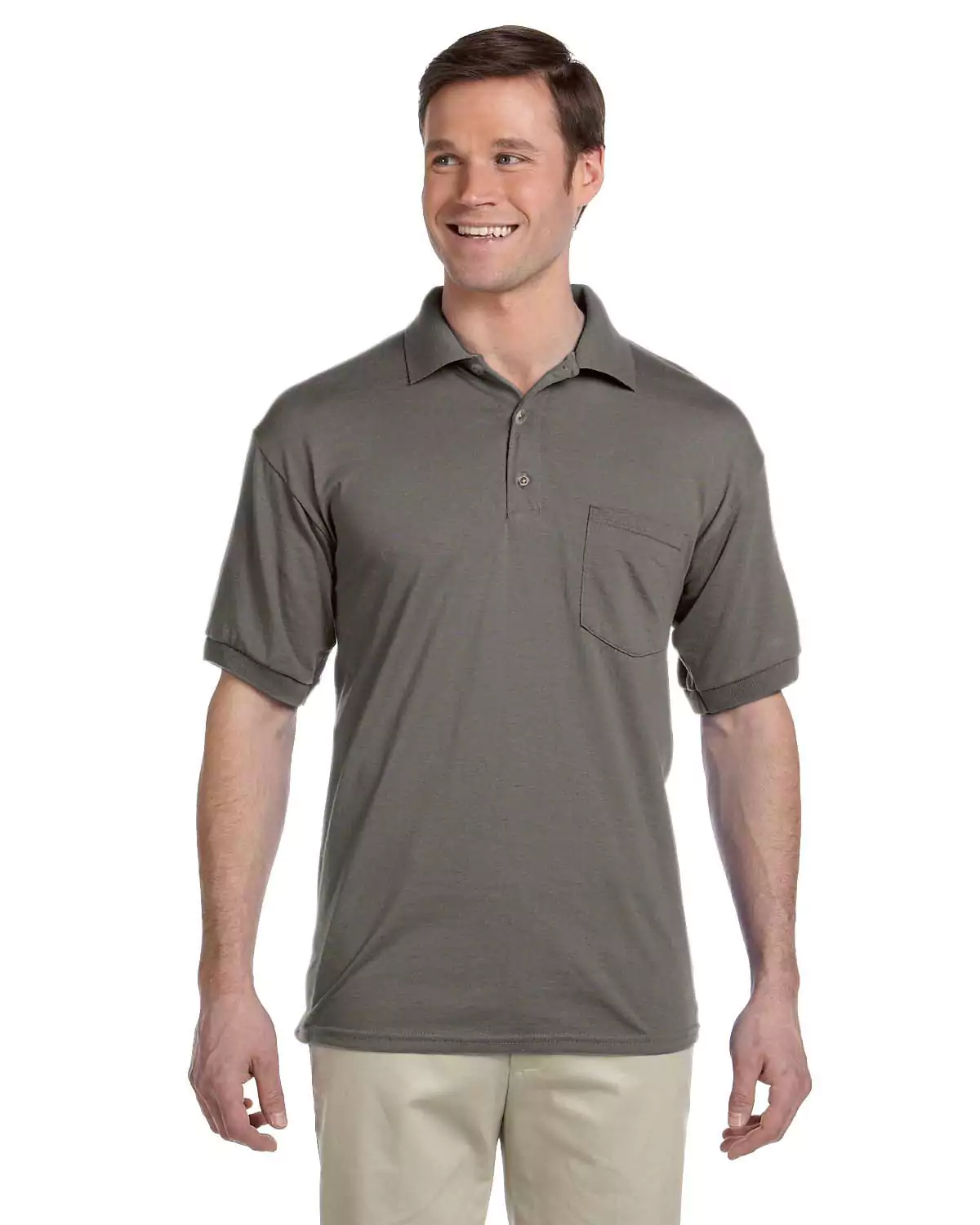 Gildan G890 Adult 6 oz., 50/50 Jersey Polo with Pocket