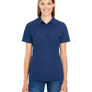 Hanes 035P Ladies' 6.5 oz. X-Temp Pique Short-Sleeve Polo with Fresh IQ
