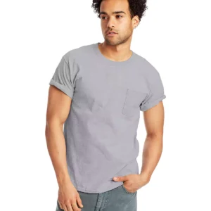 Hanes 5590 Authentic Pocket T-Shirt