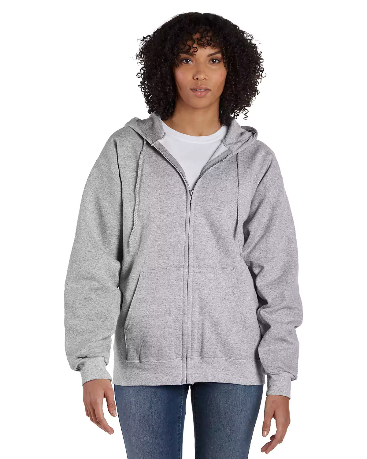 Hanes F280 Ultimate Cotton Full-Zip Hooded Sweatshirt